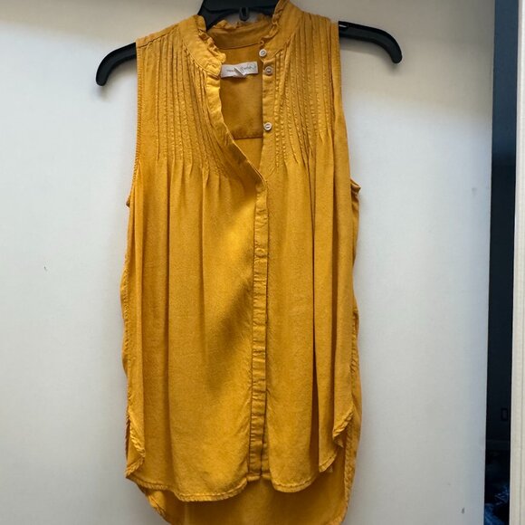 Treasure & Bond Button Down Blouse with Ruffle Collar XXS - Picture 7 of 10